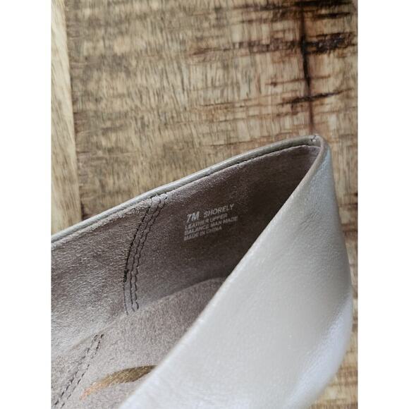 Aerosoles Good Times Women's Taupe Leather Classic Heels Shoes 7 EUC - Picture 8 of 13